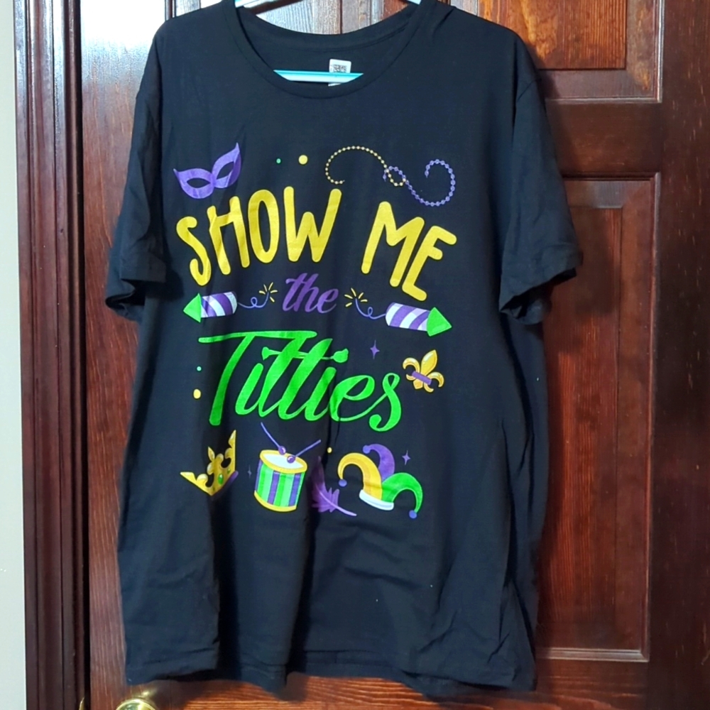 Men's 2x Mardi Gras T-shirt